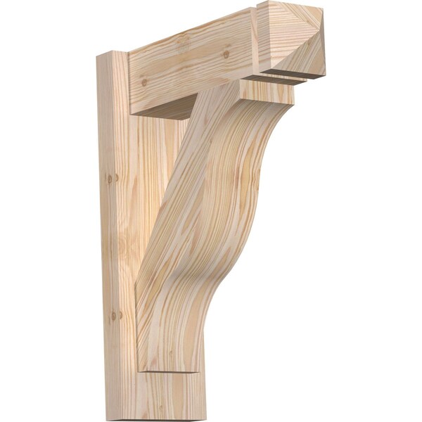 Ekena Millwork Funston Smooth Arts and Crafts Outlooker, Douglas Fir, 5 1/2"W x 16"D x 20"H OUT06X16X20FST03SDF - main
